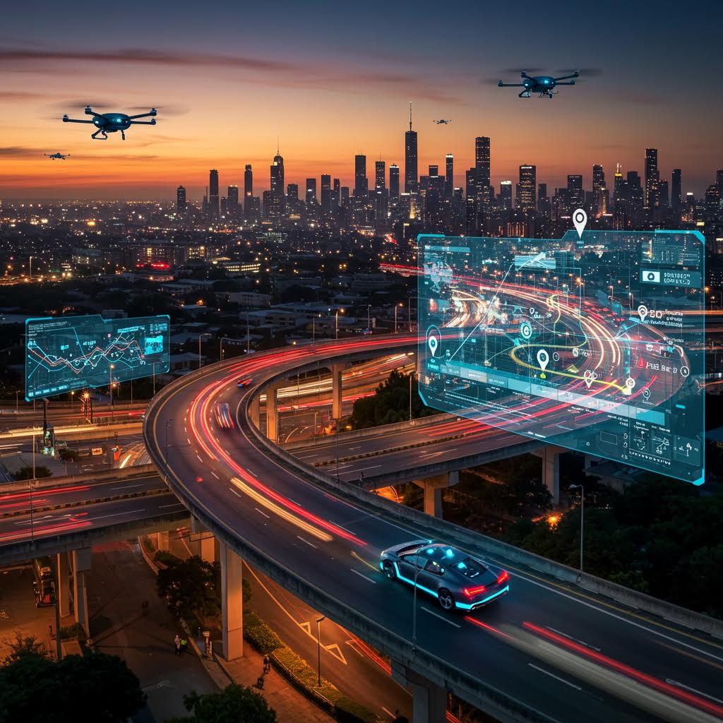 운송 경로 최적화와 효율성을 높이는 스마트 네비게이션 전략을 알파벳솔루션 중심으로 풀어낸 구성