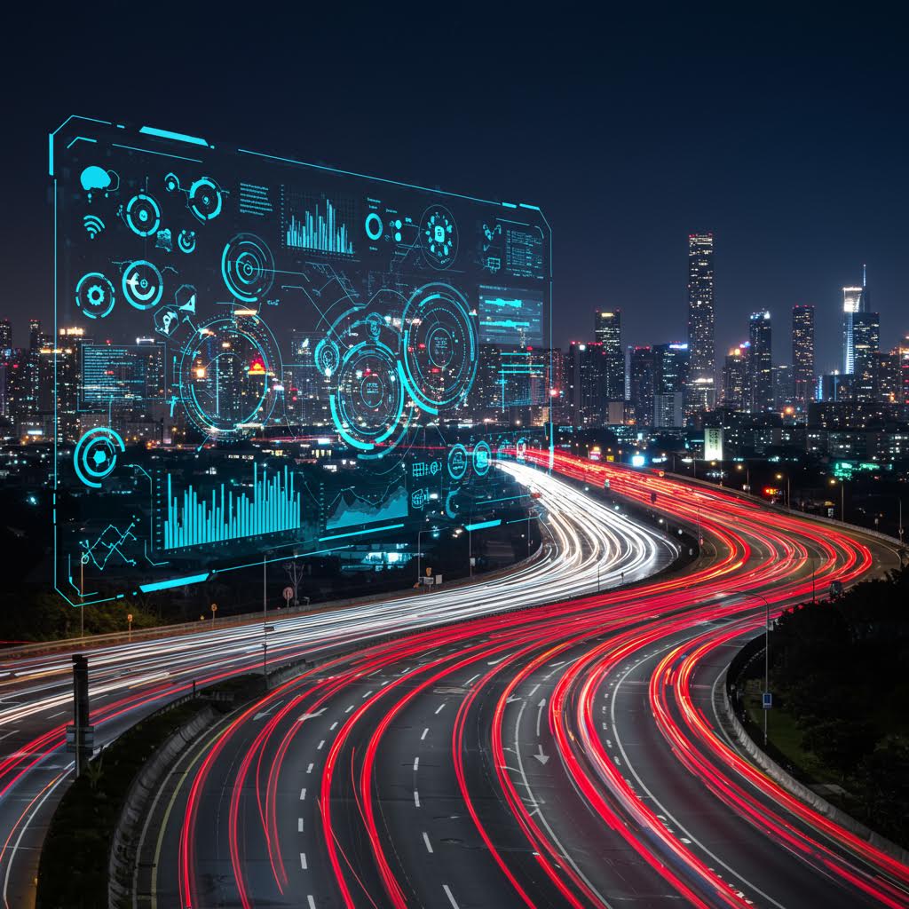 스마트 네비게이션과 데이터 통합 플랫폼을 활용한 미래형 운송 관리 시스템 시뮬레이션