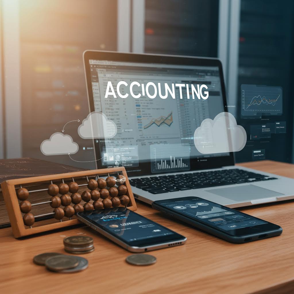 거대한 고대 나무 뿌리가 땅속 깊이 박혀 있고, 가지마다 빛나는 푸른 회로가 흐르며 숲 전체가 생명 에너지로 빛난다. 자연과 기술이 하나 된 신비로운 생명의 나무.